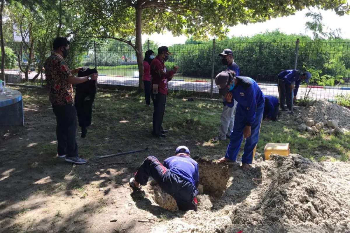 Pembangunan Sumur Resapan di Pulau Untung