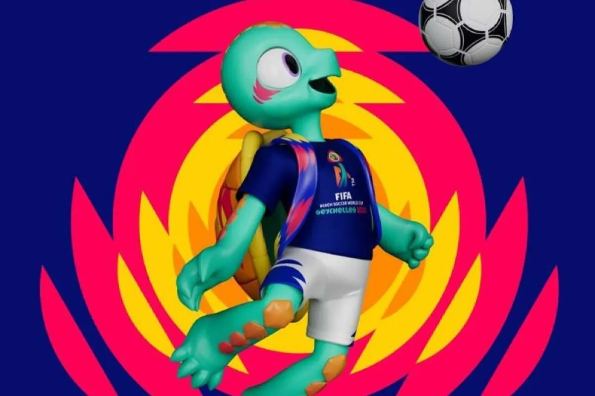 Tikay: Maskot Piala Dunia Sepak Bola Pantai 2025 Seychelles yang Energik